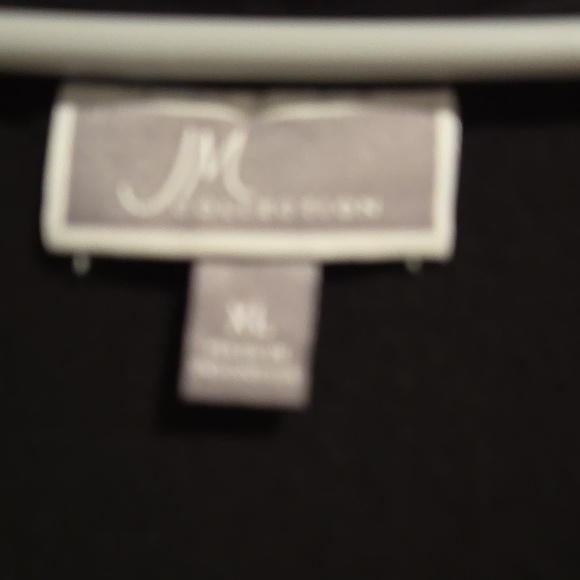 JM Collection black top. Size XL. - Picture 4 of 6
